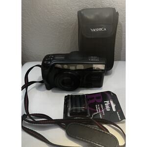 YASHICA Sensation Zoom 70 Camera With Case/Battery/Film
